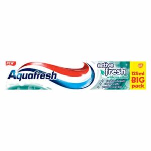 AQUAFRESH ACTIVE FRESH dantų pasta su mentoliu, 125 ml
