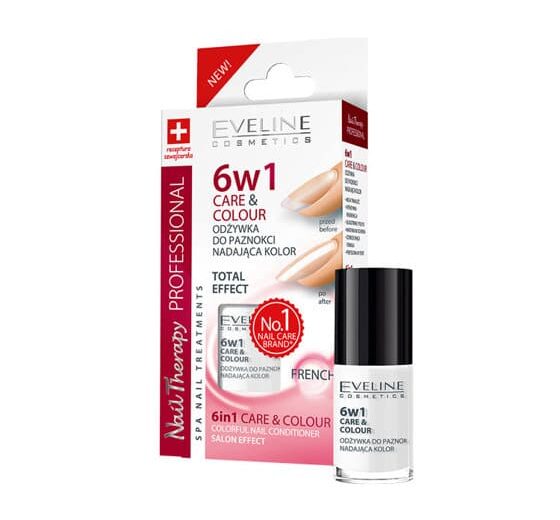 EVELINE NAIL THERAPY FRENCH 6IN1 nagų kondicionierius, 5 ml