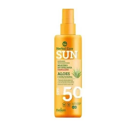 FARMONA HERBAL CARE SUN apsauginis pienelis SPF 50, 200 ml