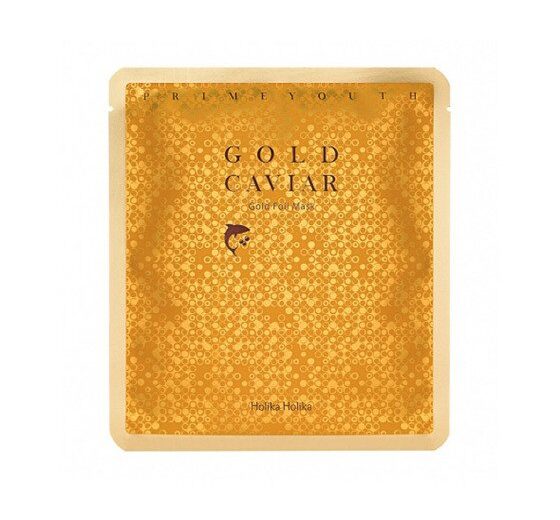 HOLIKA HOLIKA GOLD CAVIAR veido kaukė, 25 ml