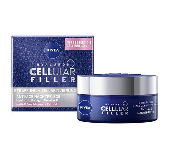 NIVEA CELLULAR HYALURON FILLER ANTI-AGE naktinis kremas, 50 ml