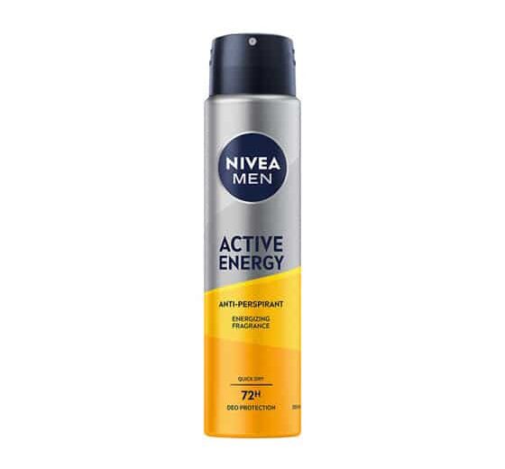 NIVEA MEN ACTIVE ENERGY purškiamas antiperspirantas, 250 ml