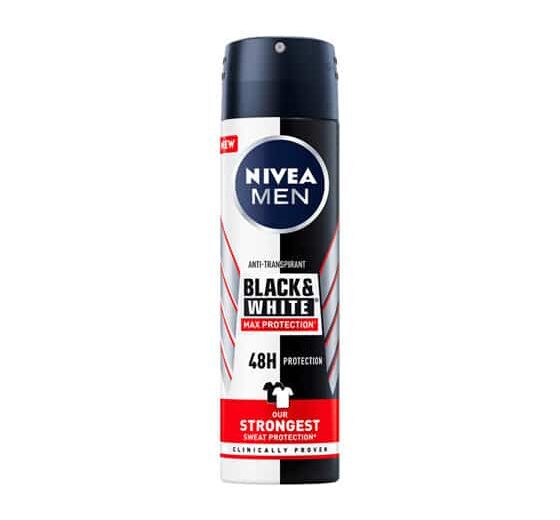 NIVEA MEN BLACK & WHITE MAX PROTECTION purškiamas antiperspirantas, 150 ml