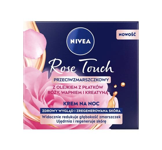 NIVEA ROSE TOUCH naktinis kremas nuo raukšlių, 50 ml