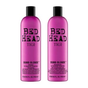 TIGI BED HEAD DUMB BLONDE rinkinys, šampūnas + plaukų kondicionierius