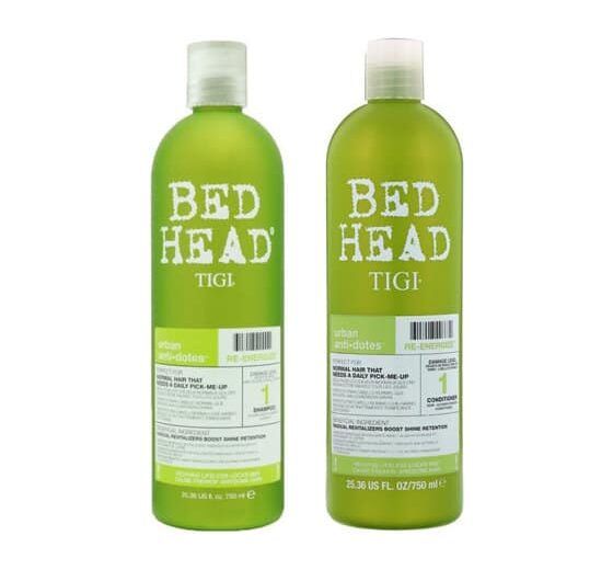 TIGI BED HEAD RE-ENERGIZE rinkinys, šampūnas + plaukų kondicionierius