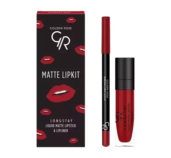 GOLDEN ROSE MATTE LIPKIT lūpų makiažo rinkinys