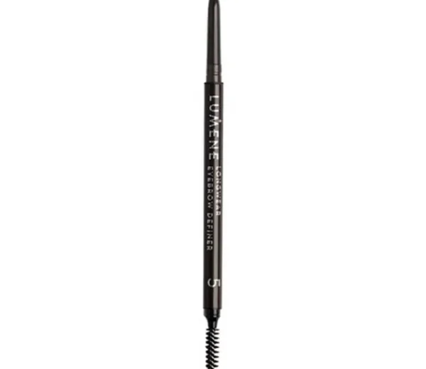 Ilgai išliekantis antakių pieštukas Lumene Longwear Eyebrow Definer, 5 Dark Brown, 0,09 g