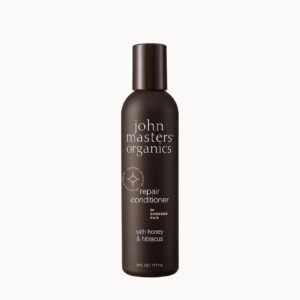 John Masters Organics Honey & Hibiscus plaukų kondicionierius, 177 ml