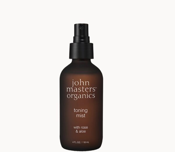 John Masters Organics Rose & Aloe Hydrating Toning Mist kūno dulksna,125 ml