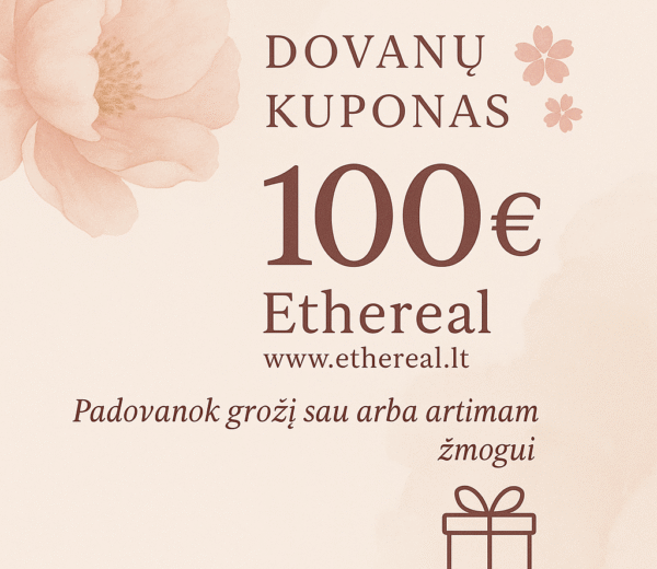 Ethereal dovanų kuponas 100 €