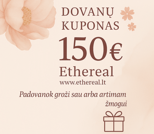 Ethereal dovanų kuponas 150 €