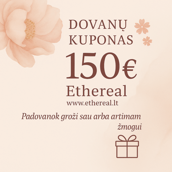 Ethereal Dovanų kuponas 150 eur