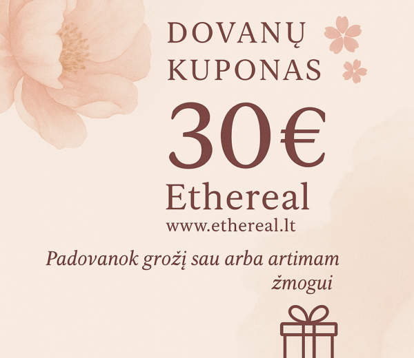 Ethereal dovanų kuponas 30 €